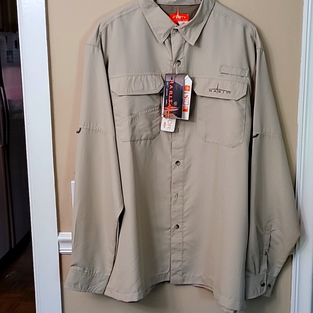 Habit Men's Long Sleeve Shrit